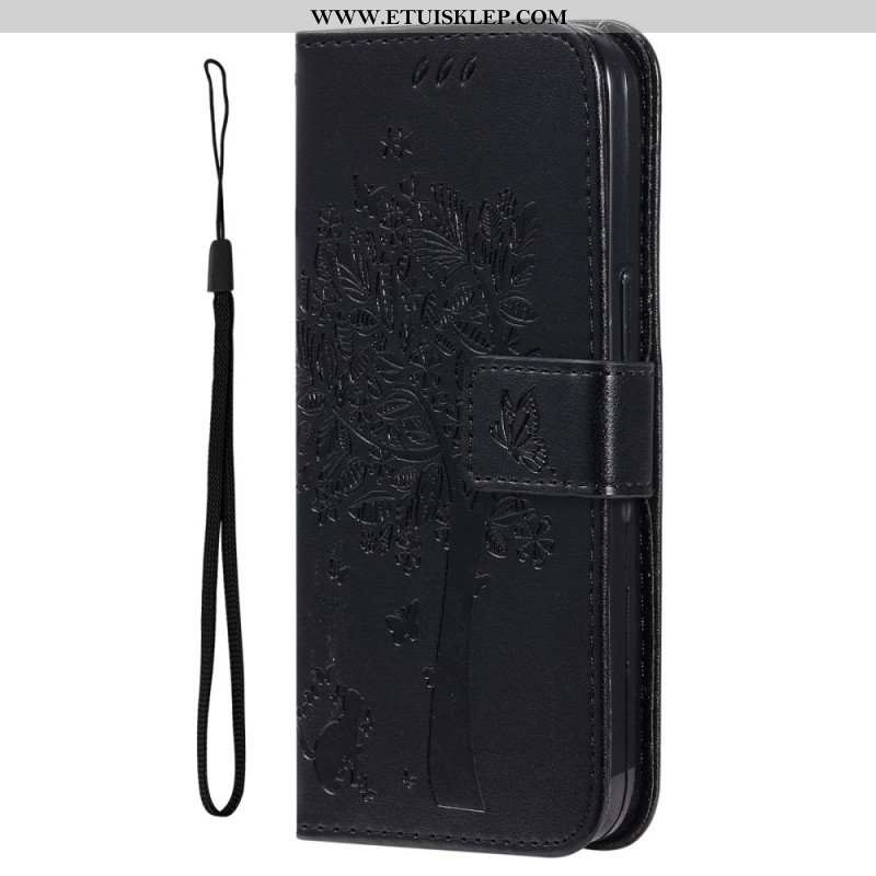 Etui Folio do Xiaomi 12T / 12T Pro Kot Pod Drzewem